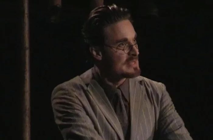 Actor Henrik Norman in A. Strindberg's play To Damaskus