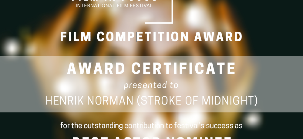 Henrik Norman nominated best actor